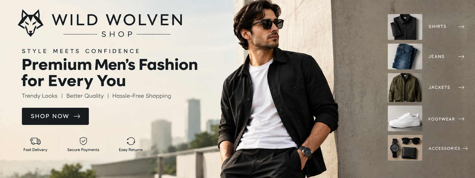Wild Wolven - Wear The Wild Luxury Apparel Campaign 3